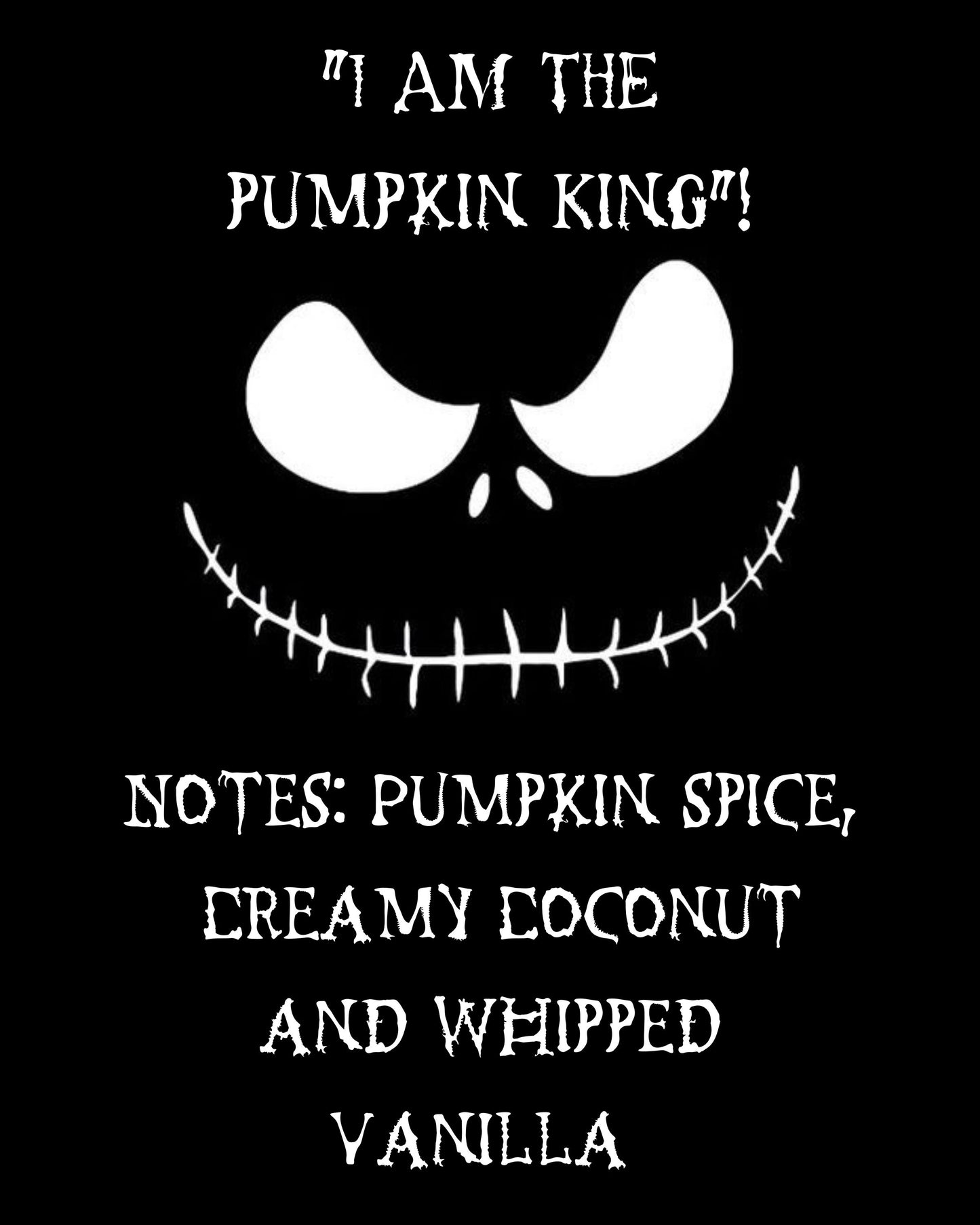 PUMPKIN KING Perfume Oil with Pumpkin Spice, Coconut Cream and Whipped Vanilla