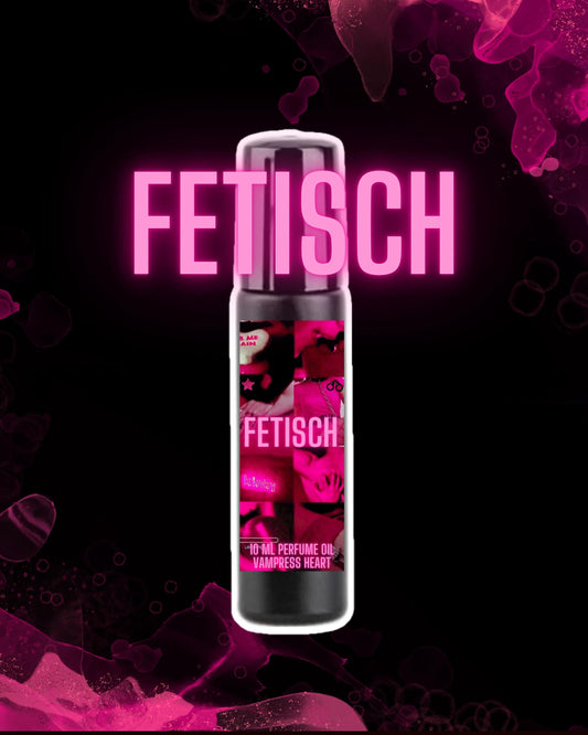 FETISCH Rollerball Perfume Oil with Pink Sugar, Leather, Raspberry, Vanilla, Citrus and Musk