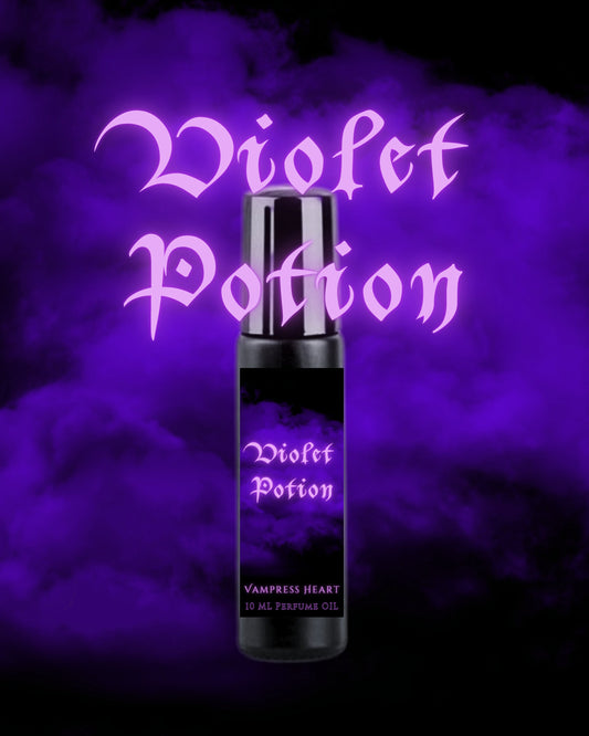 VIOLET POTION Perfume Oil with Purple Magick, Vanilla Moonlight and Blueberries