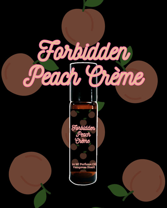 Forbidden Peach Crème Perfume Oil with Vanilla Peach Crème, Fruit and Berries