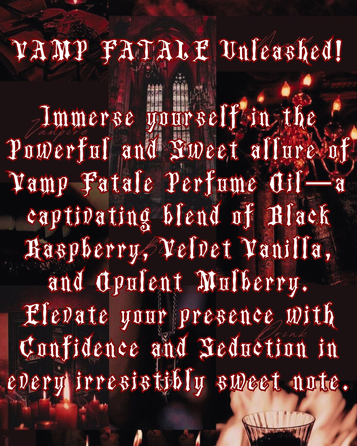 VAMP FATALE Perfume Oil with Black Raspberry Vanilla and Mulberry