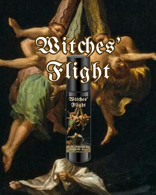 WITCHES' FLIGHT Perfume Oil with Dark Coffee, Earth, Woody Witchcraft, Spices and Moonlit Vanilla