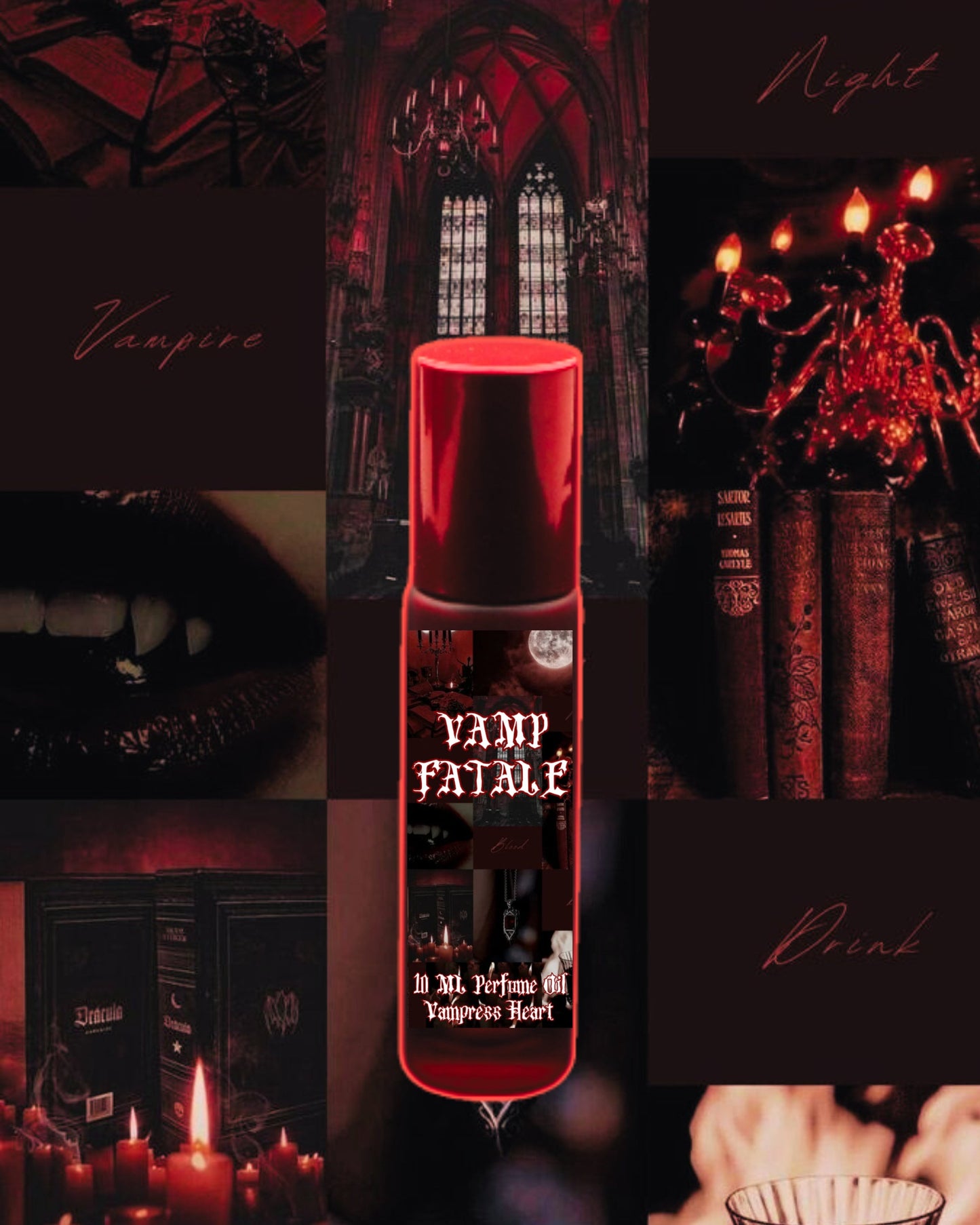 VAMP FATALE Perfume Oil with Black Raspberry Vanilla and Mulberry