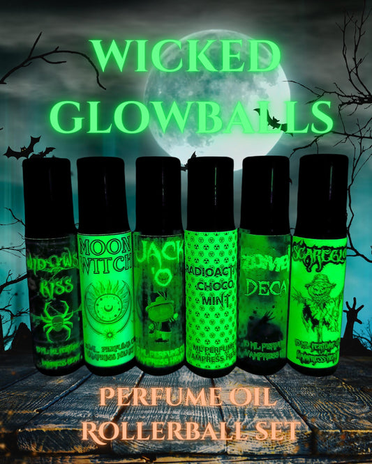 WICKED GLOWBALLS Halloween Premium Perfume Oil Collection