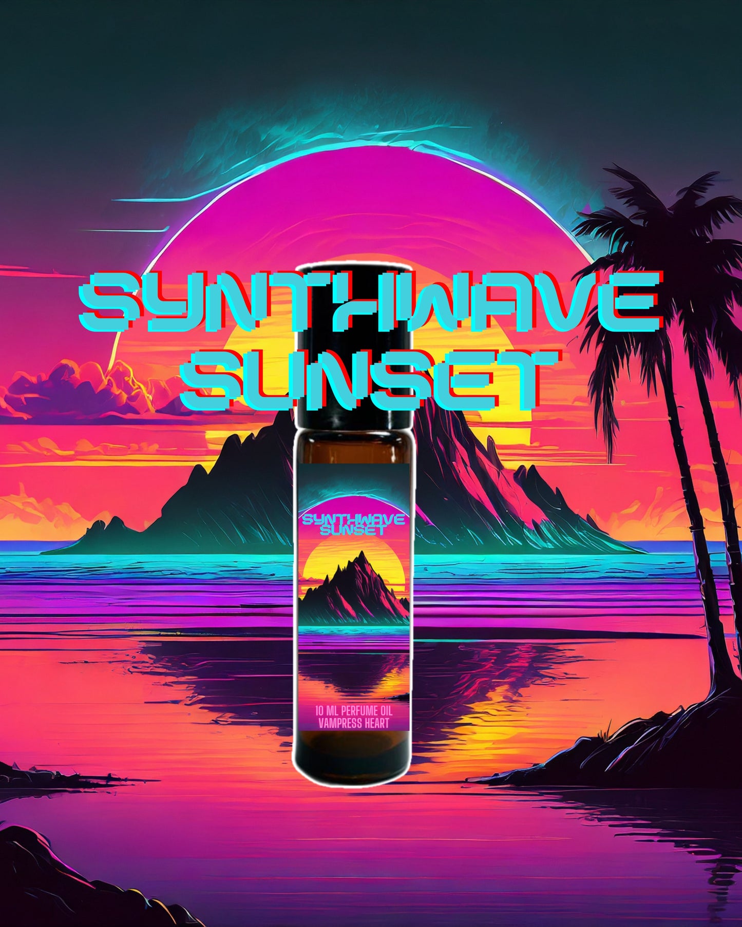 SYNTHWAVE SUNSET Perfume Oil with Orange Zest, Lemon and Lime