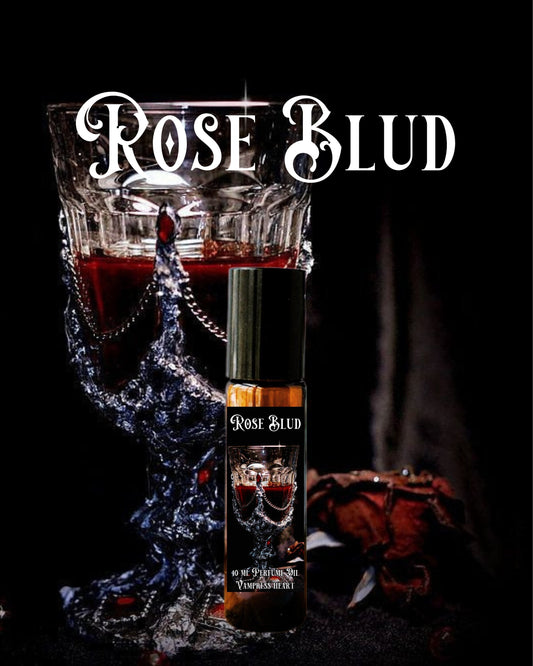 ROSE BLUD Perfume Oil with Roses, Blood, Red Egyptian Musk and Dragons Blood