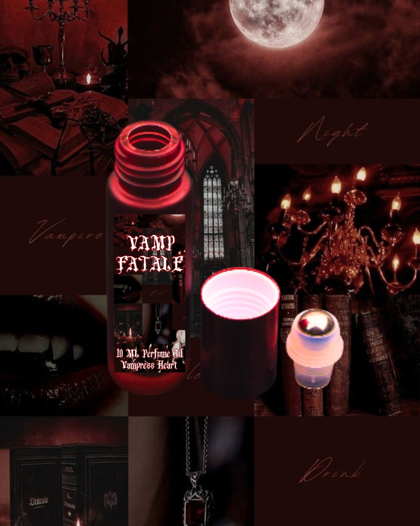 VAMP FATALE Perfume Oil with Black Raspberry Vanilla and Mulberry